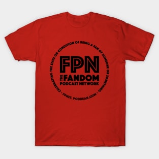 Fandom Podcast Network BLACK T-Shirt